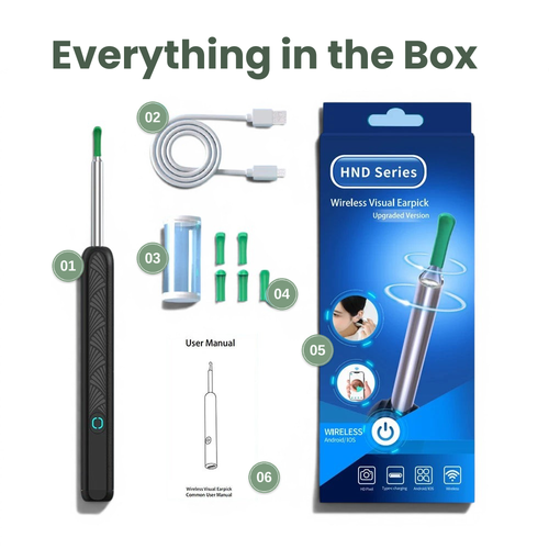 Waxify Pro — Wireless Ear Wax Removal Tool With Camera