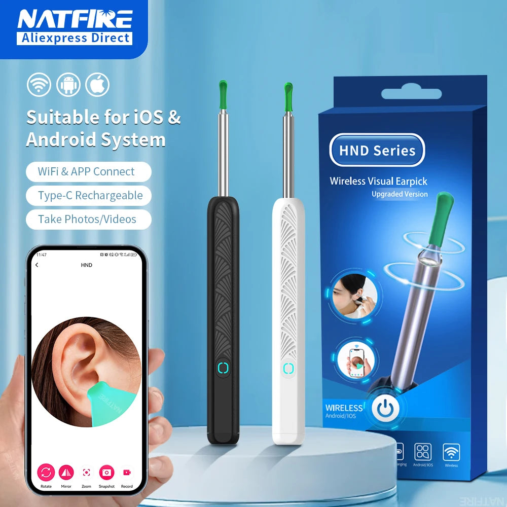 Waxify Pro — Wireless Ear Wax Removal Tool With Camera