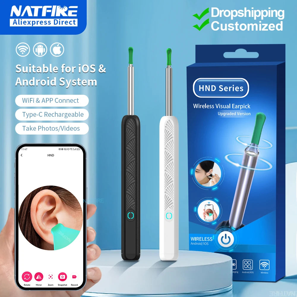 Waxify Pro — Wireless Ear Wax Removal Tool With Camera