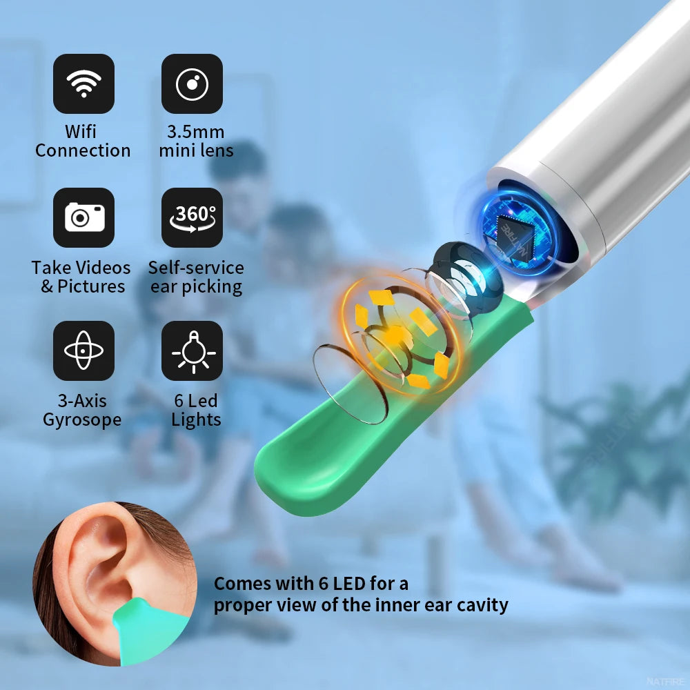 Waxify Pro — Wireless Ear Wax Removal Tool With Camera