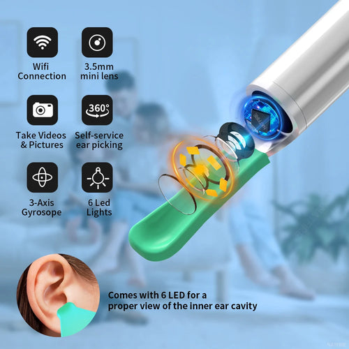 Waxify Pro — Wireless Ear Wax Removal Tool With Camera